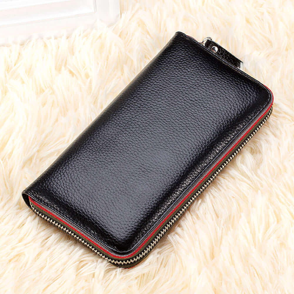 Leather Purse NZ | Card Holder Long Wallet for Women