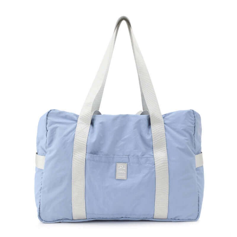 Versatile Foldable Travel Duffel Bag - light blue