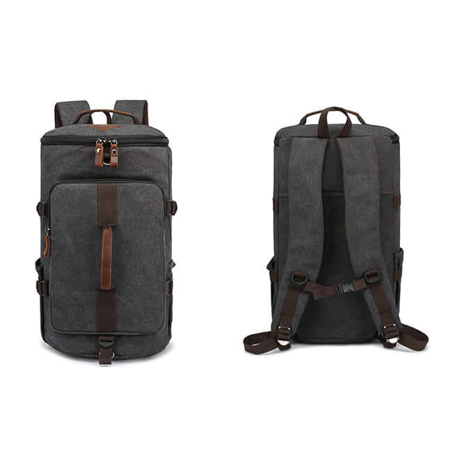 Adjustable straps with buckle system for multi-style wear