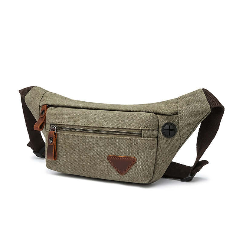 Lightweight canvas bum bag perfect for travel
