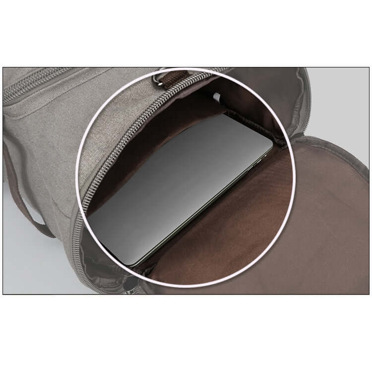 Backpack with interior space to fit 17-inch laptop