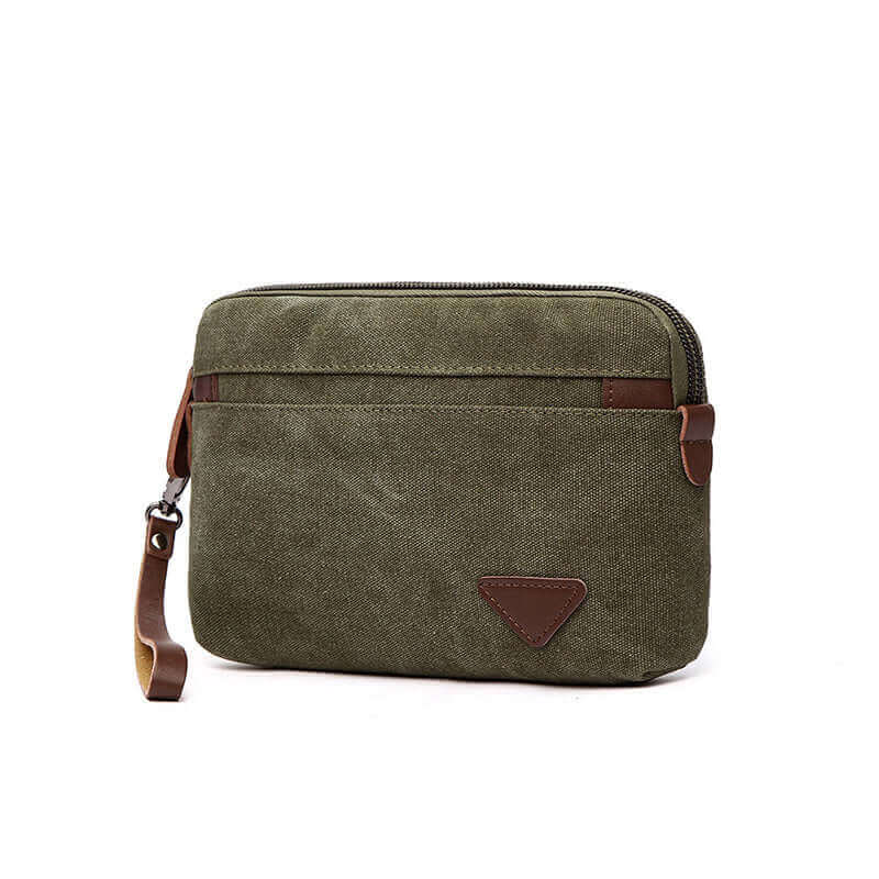 Canvas multi-purpose bag in army green