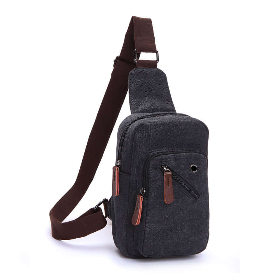 Canvas Sling Bag for men and women, perfect for daily use.