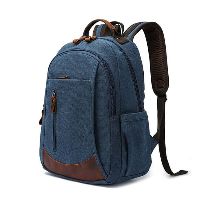 Durable work backpack with multiple compartments and laptop sleeve
