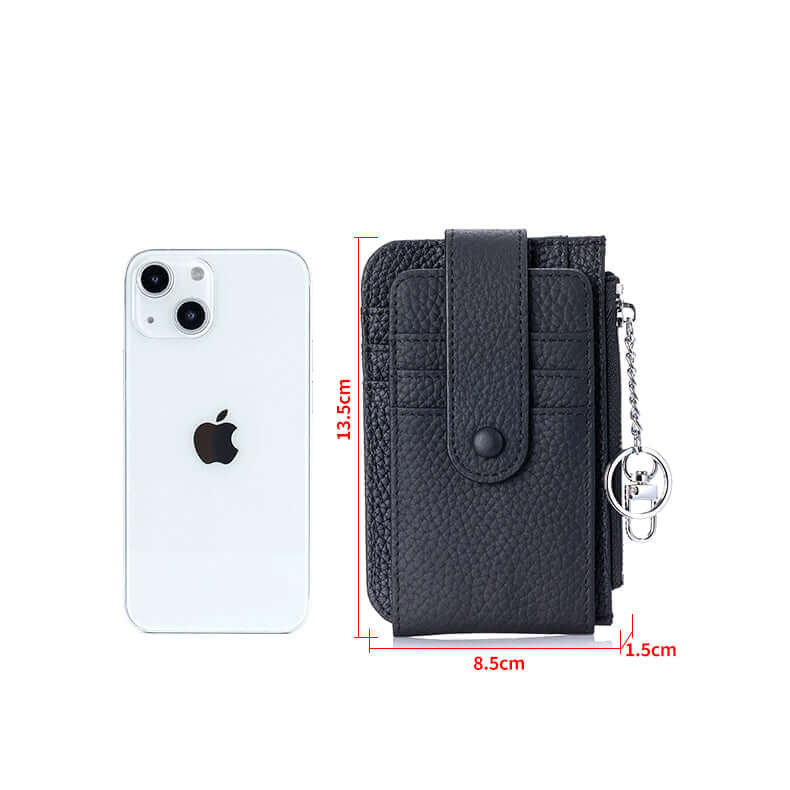 Everyday use mini card wallet with multiple slots