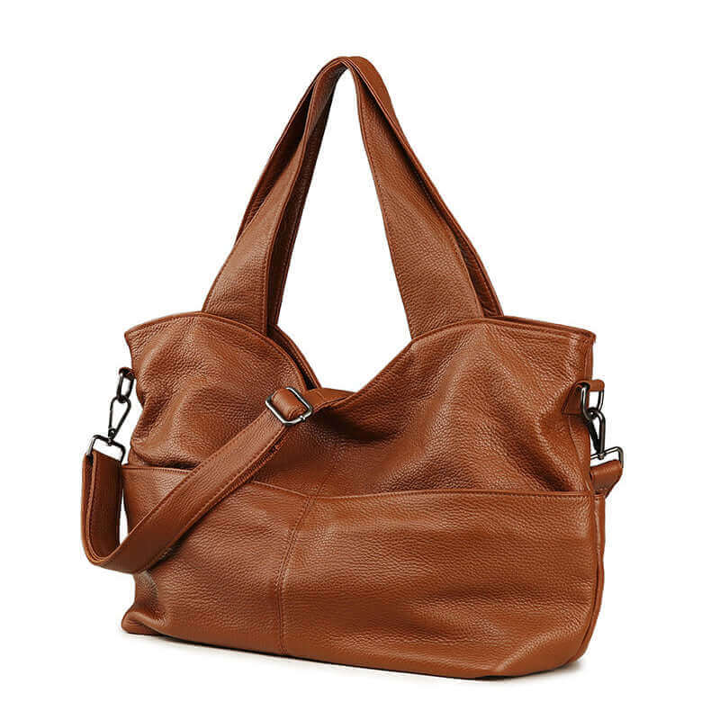 Versatile design of the genuine leather handbag for any occasion