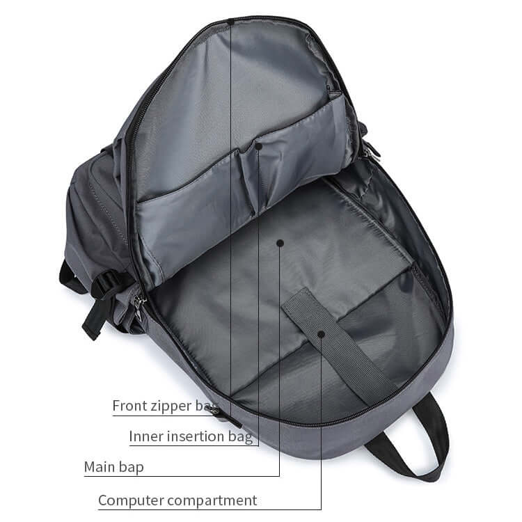 Spacious interior with laptop sleeve and pockets – 22L capacity