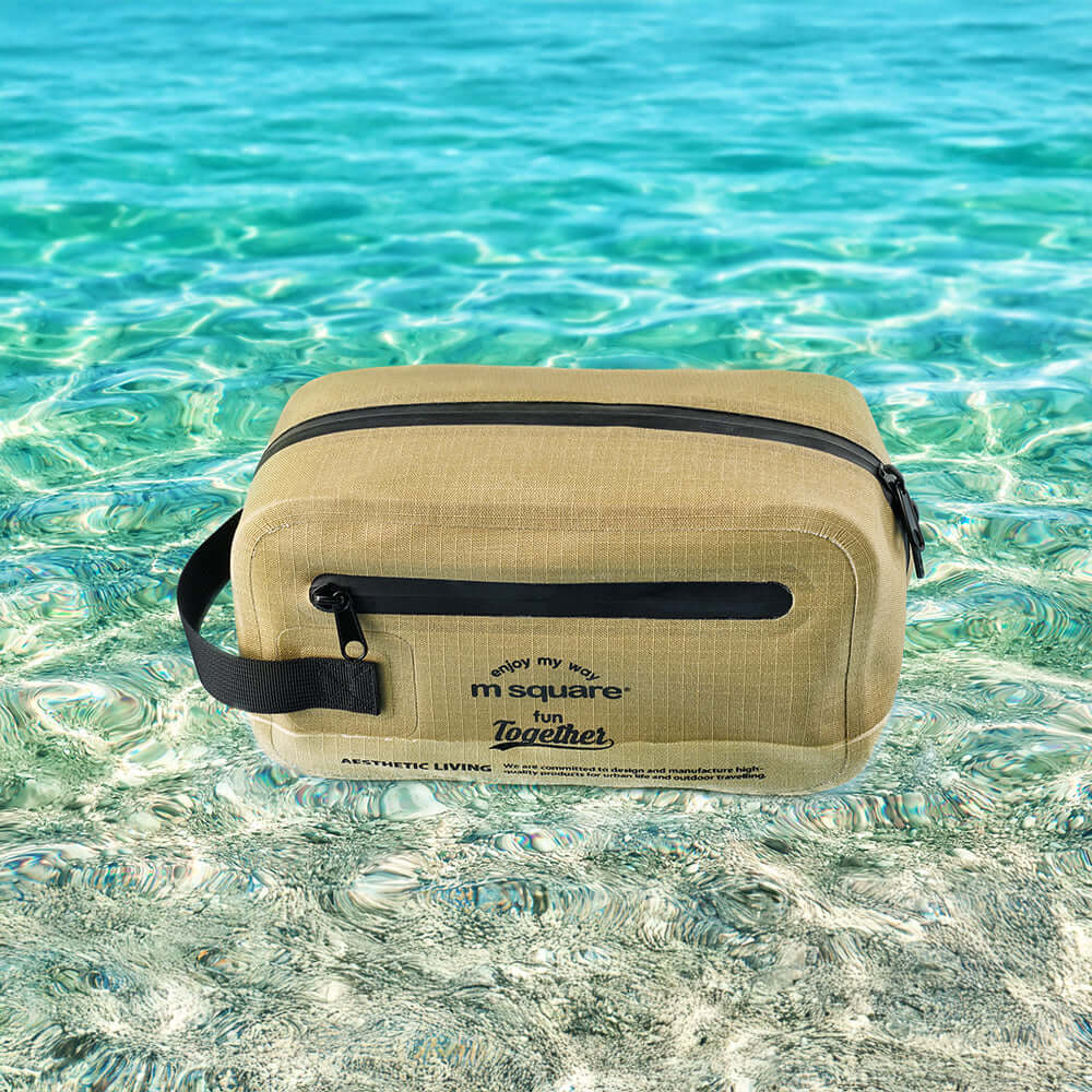 Compact and durable waterproof toiletry bag