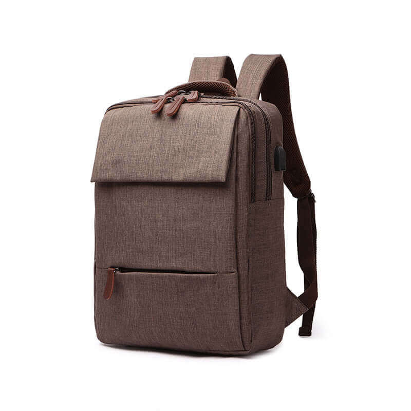 Versatile laptop backpack with USB charging port and multiple pockets for organization.