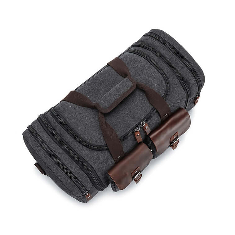 High-capacity canvas duffel bag perfect for NZ road trips