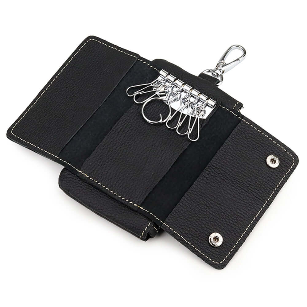 Interior structure showing key hooks and card slots