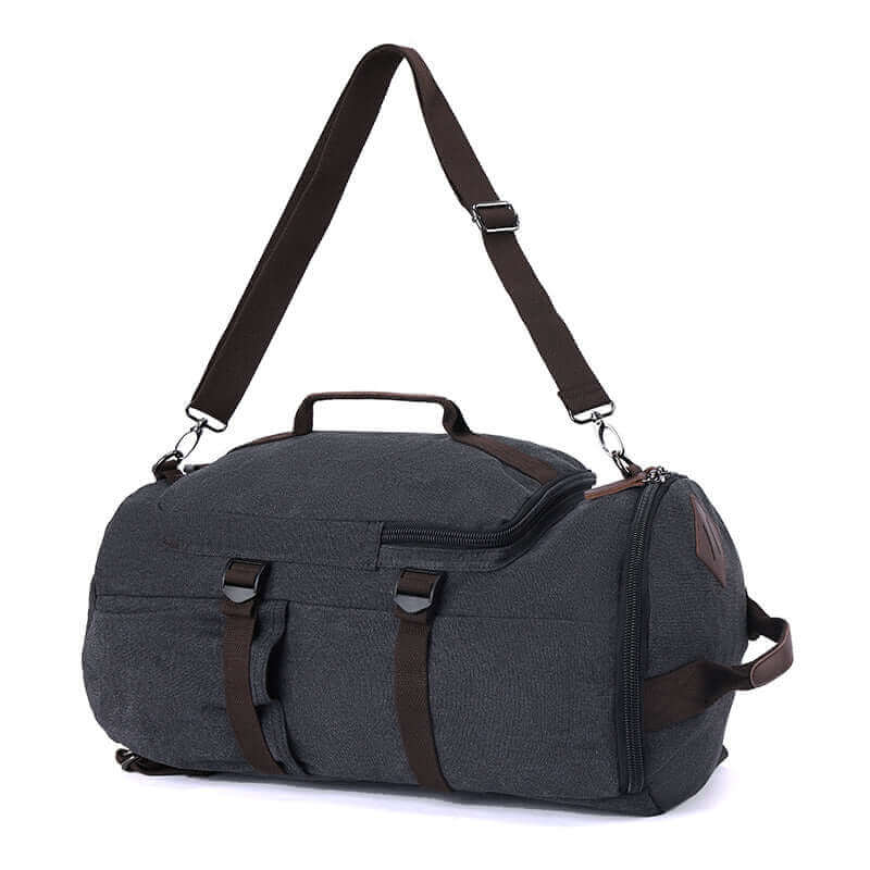 Lightweight canvas backpack perfect for travel and daily use.