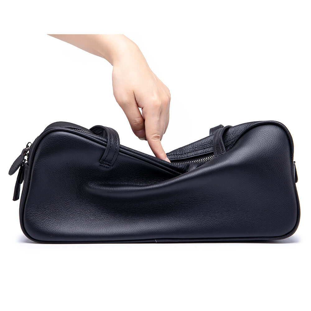 Lightweight soft leather shoulder bag – NZ local