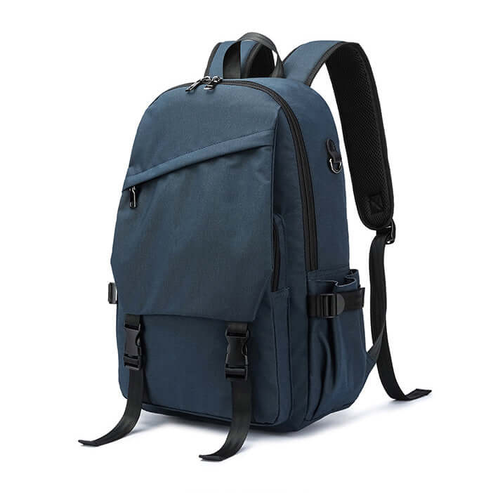 Navy backpack ideal for office and urban commuting
