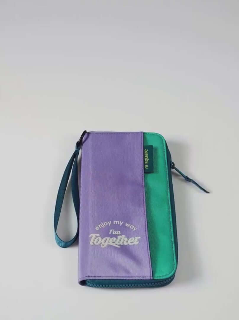 M Square Travel Passport Wallet – Multi-Functional Organizer for Trips