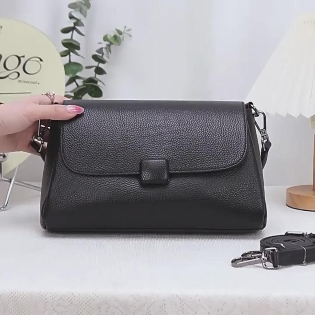 Leather Flap Shoulder & Crossbody Bag