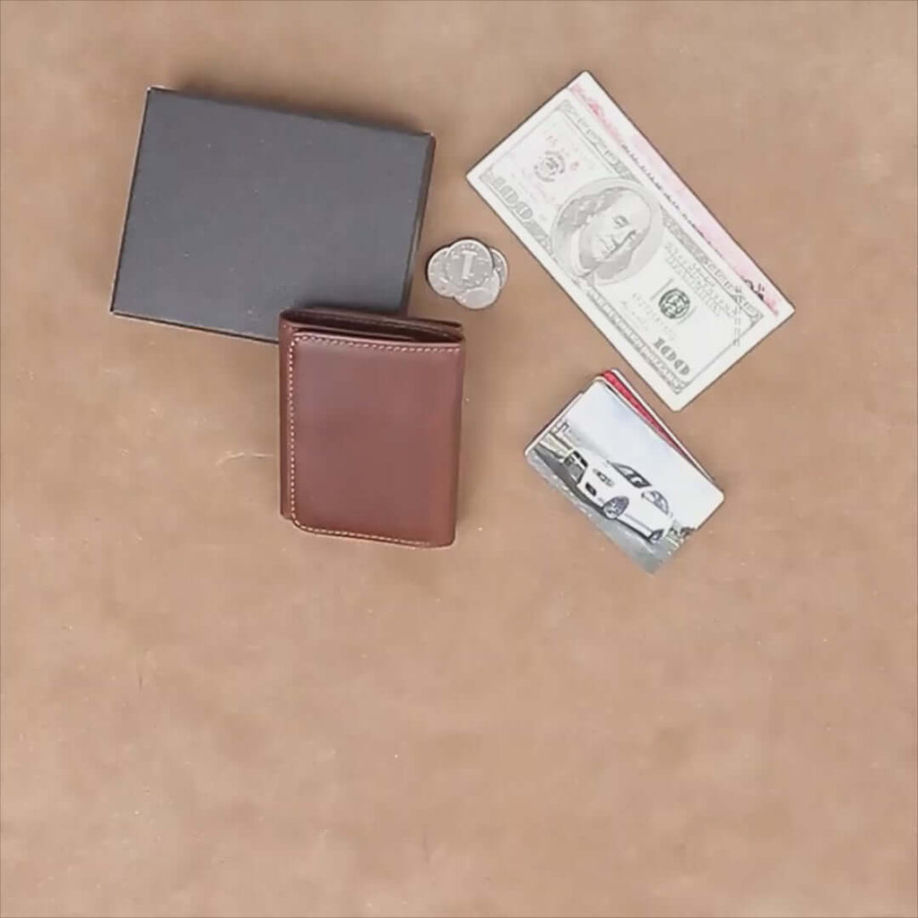 Men's RFID Leather Wallet – Secure and Stylish
