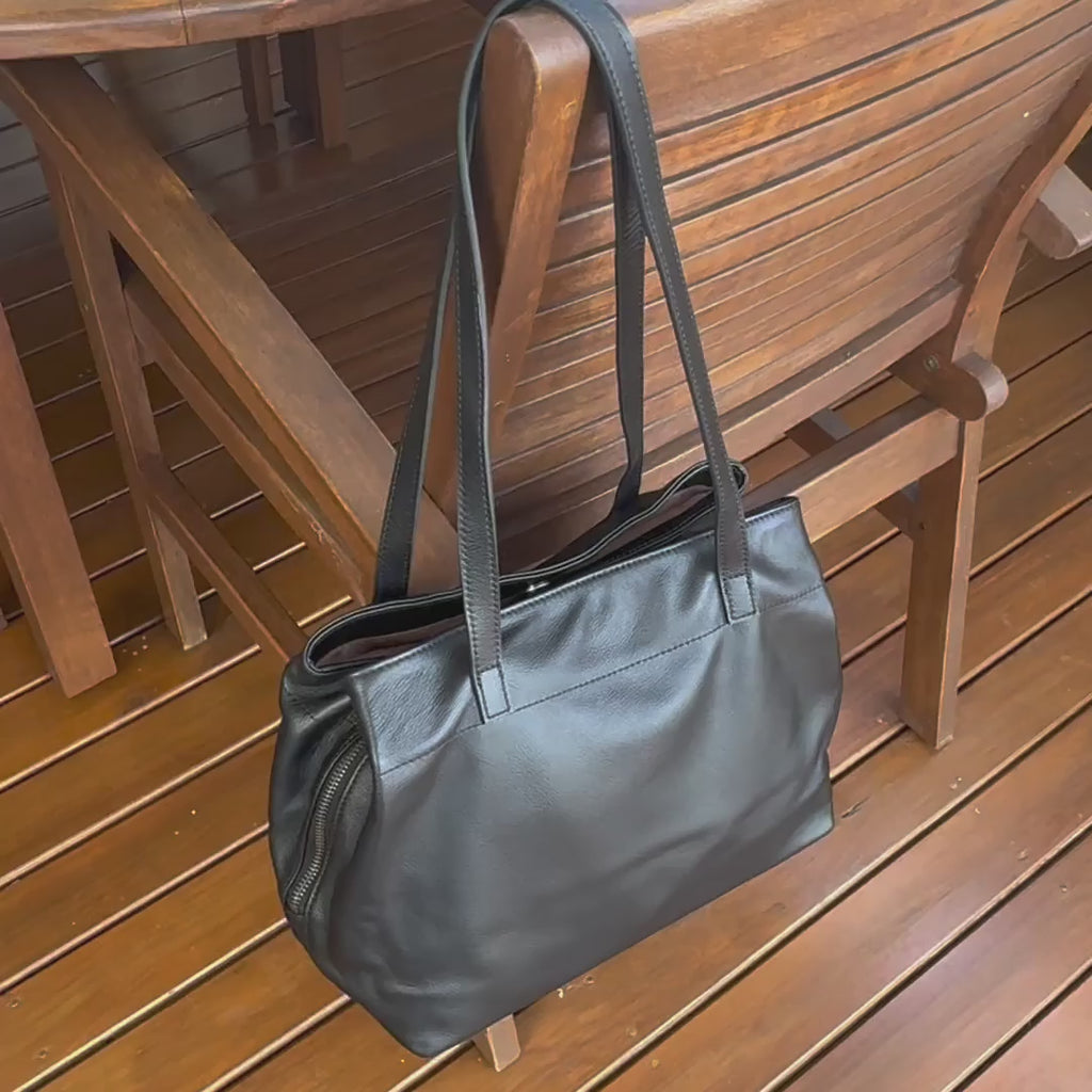 Leather Tote Bag – Shoulder Handbag for Everyday Use