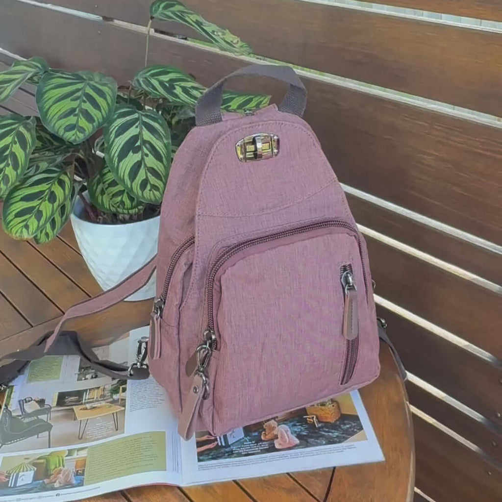 Waterproof Backpack – Casual Crossbody Sling Bag