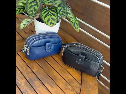 Compact Leather Crossbody Bag for Women - New Zealand