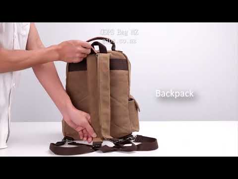 Versatile canvas chest bag for men in NZ with stylish and functional design.