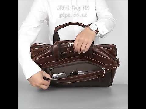 Stylish leather laptop bag for NZ professionals and travelers.