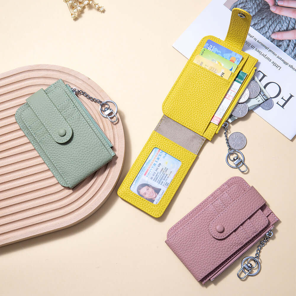 Stylish women’s leather card wallet NZ