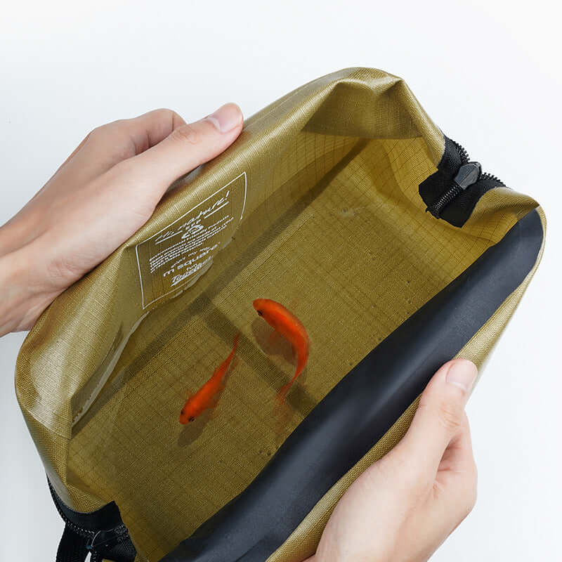 Waterproof 500D TPU toiletry bag - travel-ready