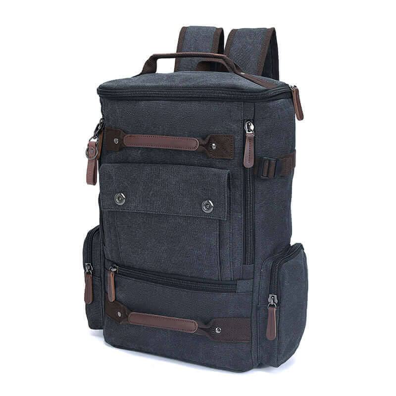 Versatile men's canvas backpack perfect for everyday use.