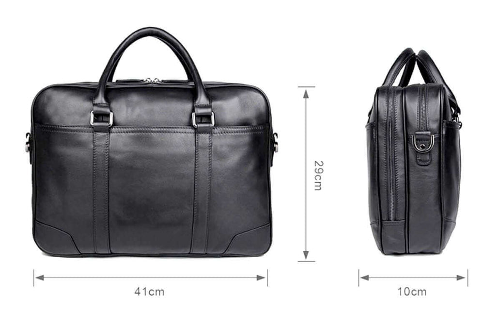 Men's Genuine Leather Briefcase Laptop Bag Business Bag Satchel NZ