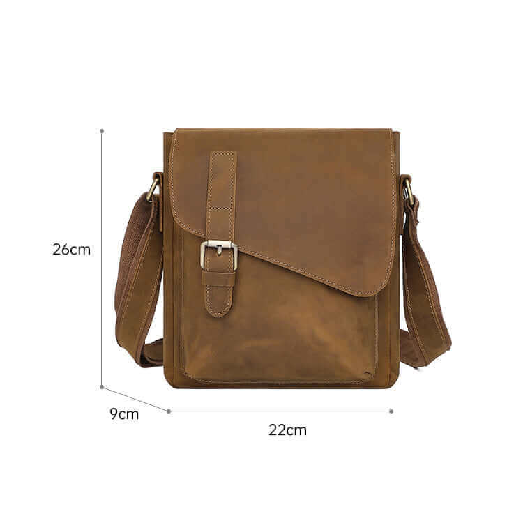 Men Leather Messenger Shoulder Bag Crossbody Side Satchel NZ