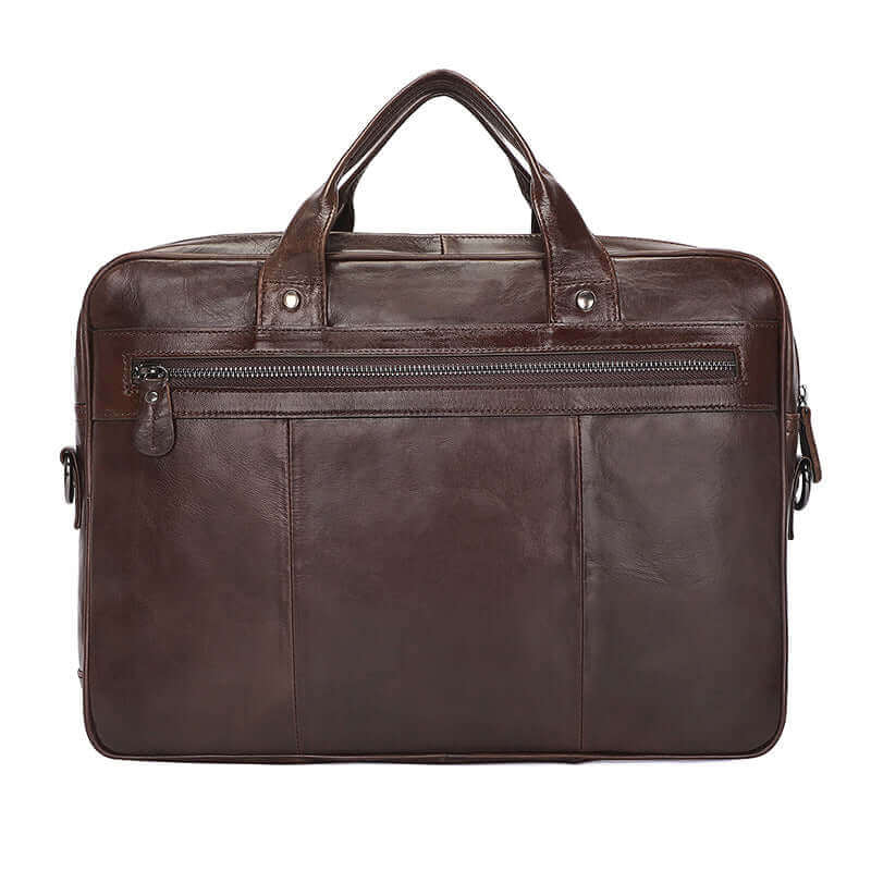 Men's Genuine Leather Briefcase Laptop Bag Satchel NZ