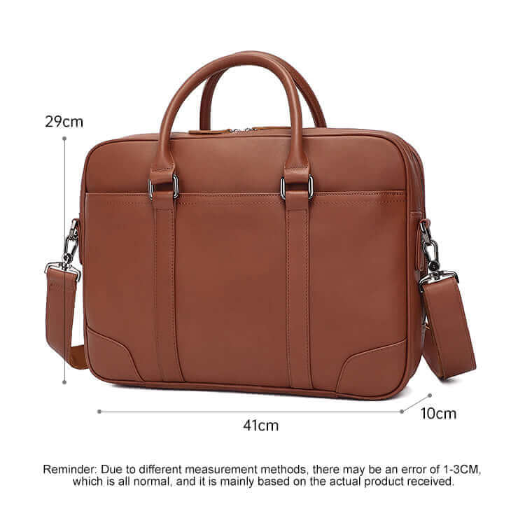 Genuine Leather Briefcase Laptop Bag Business Bag Satchel NZ Men's