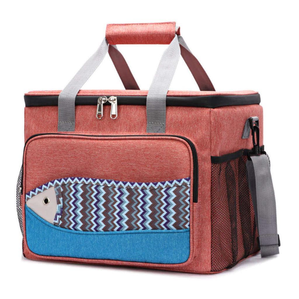 Insulated Lunch Picnic Cooler bag With Strap Hot Food Chilly Bag NZ