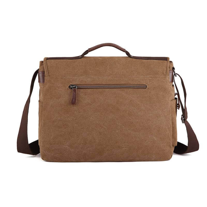 Vintage Canvas Laptop Shoulder Bag Crossbody Messenger Satchel NZ Mens