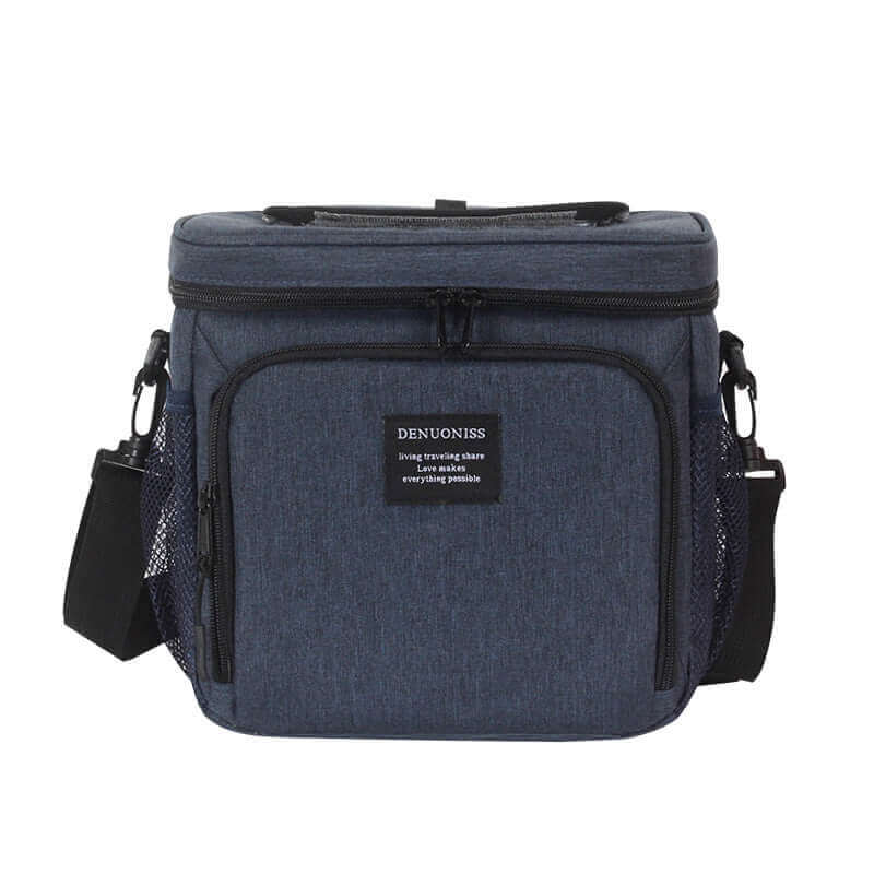 Compact lunch cooler bag for work, front view