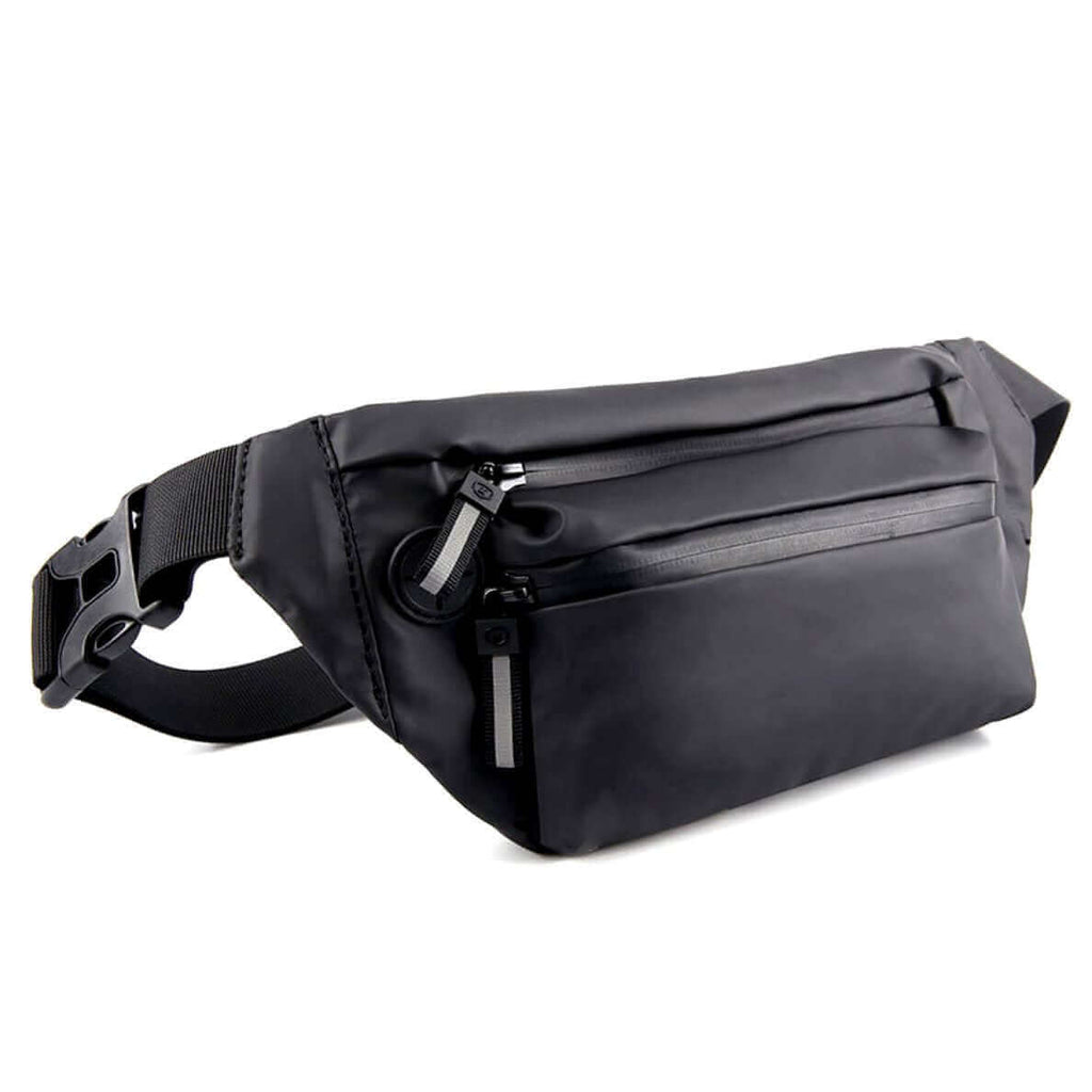 Waterproof waist bag front view - lightweight and stylish design